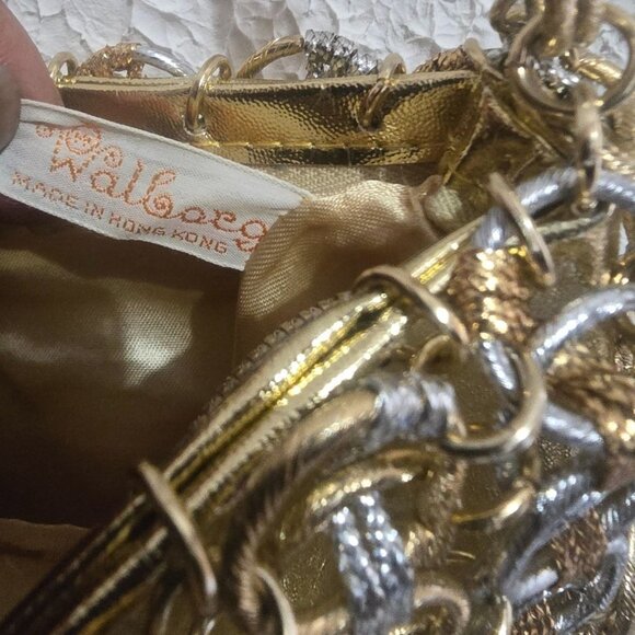 Authentic, Vintage Paco Rabanne for Walborg Metal Handbag, Purse, Evening, Alumi - Picture 2 of 13